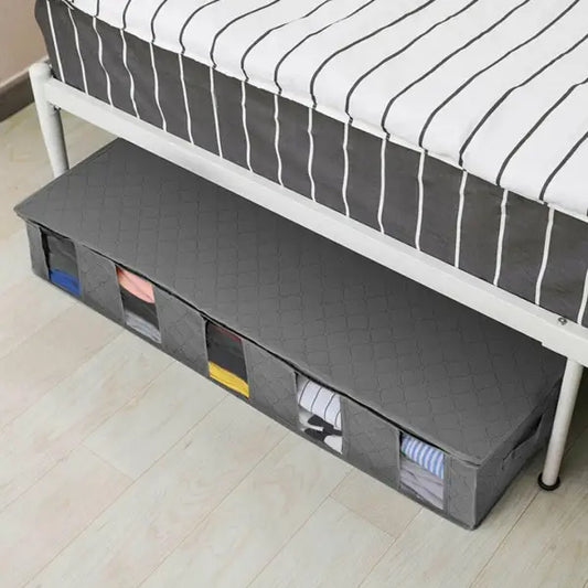 Under Bed Clothes Storage Bag – Dustproof Organizer with Clear Viewing Window