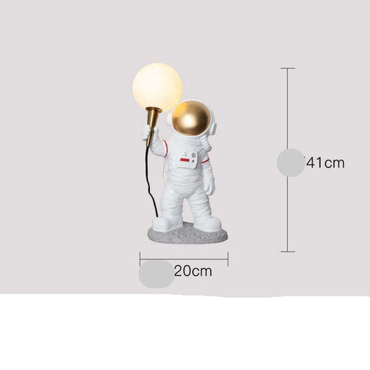 Creative Astronaut Table Lamp for Boys' Bedroom Decor