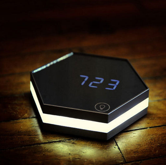 Digital Mirror Alarm Clock with LED Display – Modern USB Desk Clock for Bedroom & Office