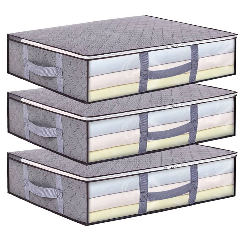 Foldable Under Bed Storage Bags with Clear Window (1pc)