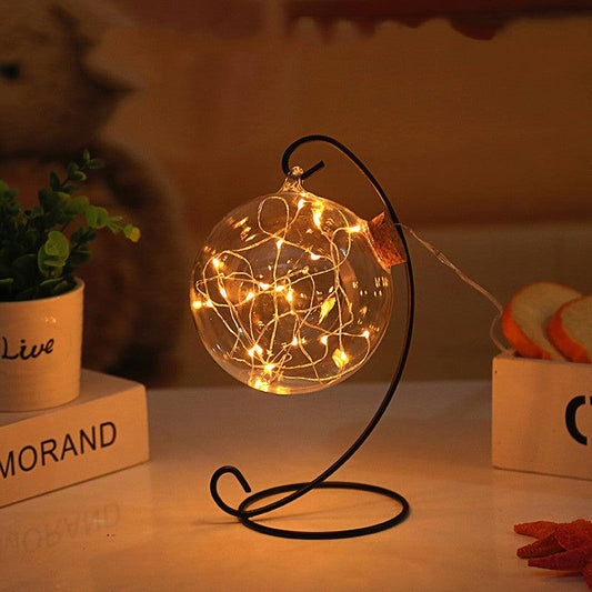 Gypsophila Wishing Bottle LED Light – Decorative Star Jar with Warm White Glow