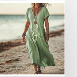 Tie Dye Printed Women Chic Dress