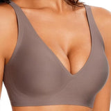 Comfortable Wireless Women's Seamless Thin 3/4 Cup Bra