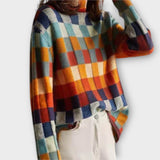 Patchwork Turtleneck
