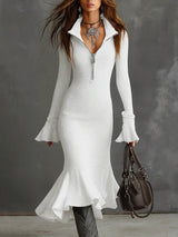 Marlene | Zip Knit Dress