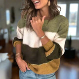 Callista | Modern Colour-Block Jumper