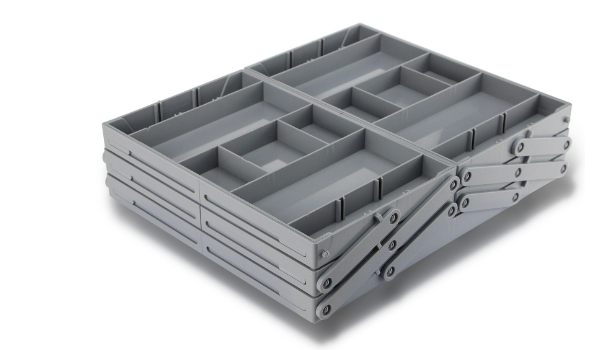 Expandable 2/3 Tier Drawer Organizer for Cosmetics