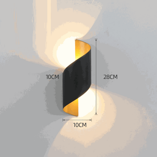 Waterproof Solar-Powered LED Wall Light