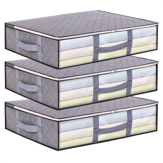 Under Bed Storage Containers – Foldable Storage Bags with Clear Window (1pc)