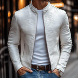 Mason Stone-Tone Leather Jacket Last day 80% off!