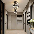 Modern LED Ceiling Light – Minimalist Round Flush Mount Light Fixture