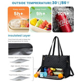 2 in 1 Tote Bag Lunch Bag Combo
