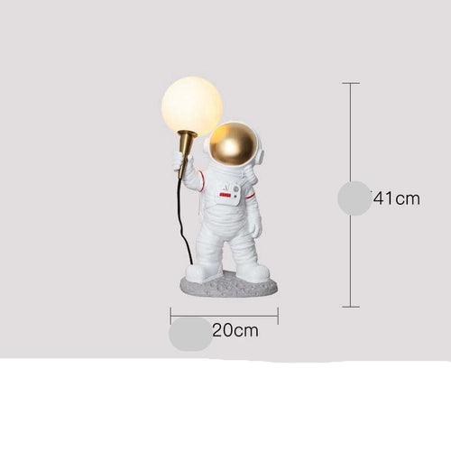 Creative Astronaut Table Lamp for Boys' Bedroom Decor