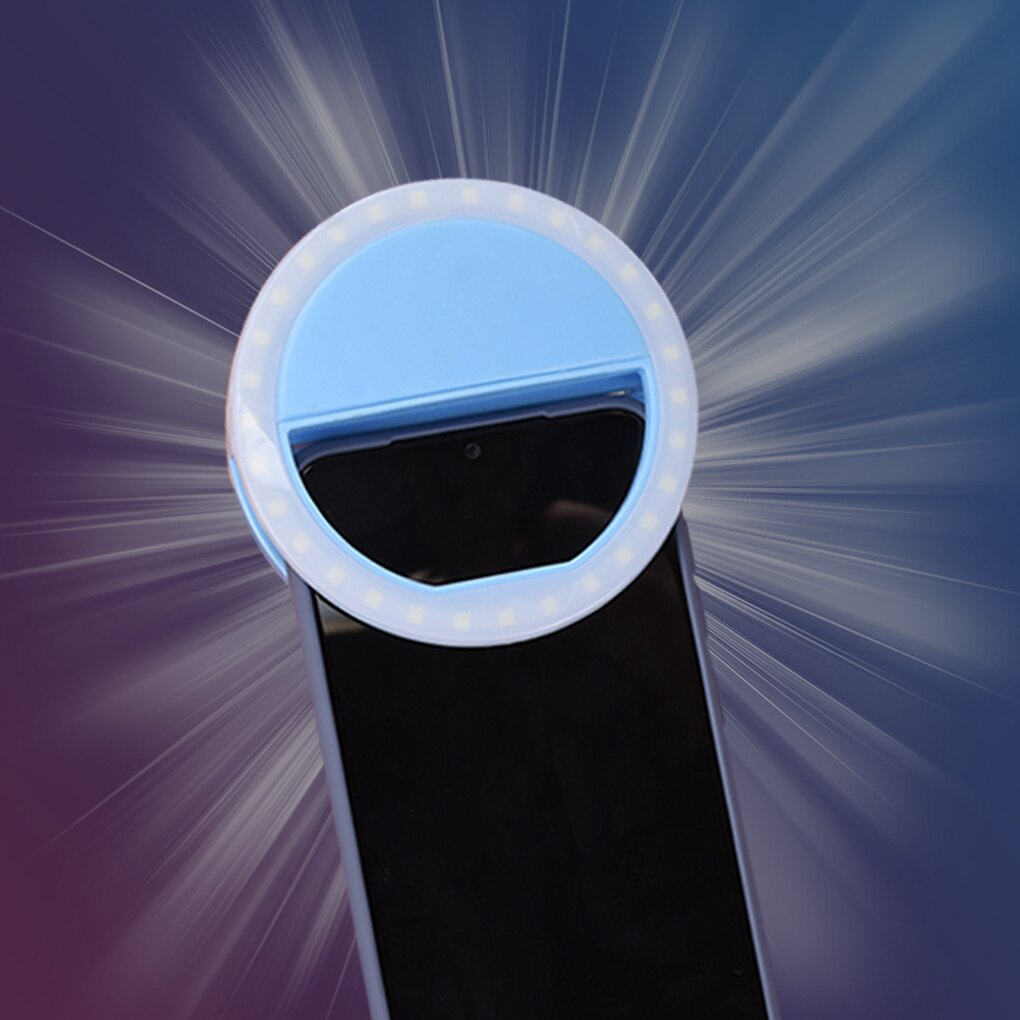 Mobile Phone LED Selfie Light – Portable Rechargeable Fill Light for Photography &amp; Live Streaming