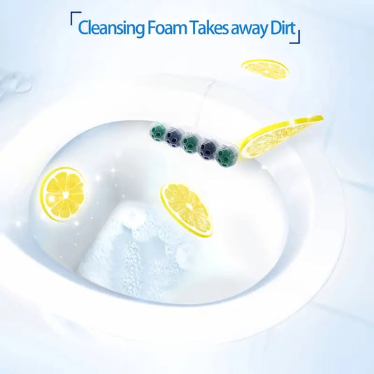 Aromatic Flower Toilet Air Freshener Cleaning Ball