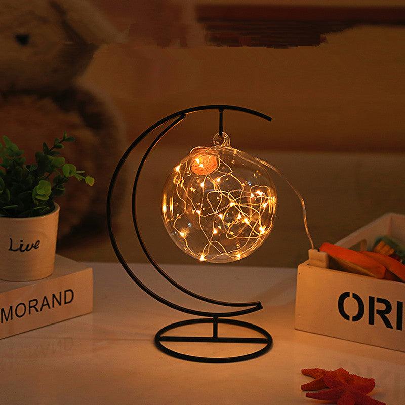 Gypsophila Wishing Bottle LED Light – Decorative Star Jar with Warm White Glow