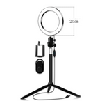 Selfie Beauty Light 5-in-1 Kit – Portable LED Ring Light with Tripod &amp; Bluetooth Remote Set