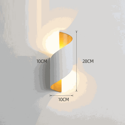 Waterproof solar-powered LED wall light mounted outdoors providing bright, energy-efficient illumination