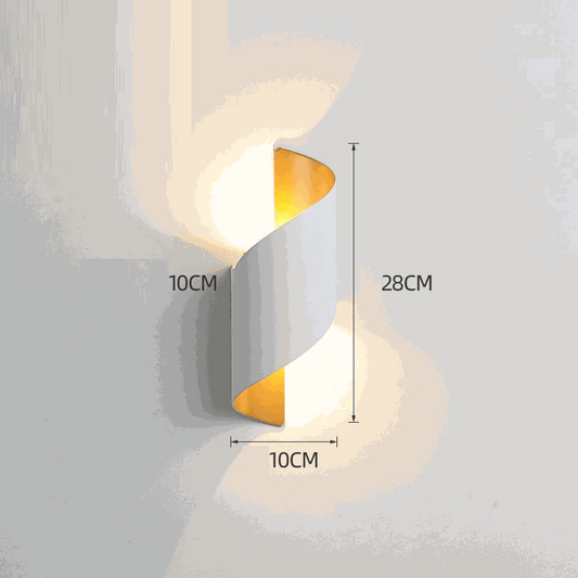 Waterproof solar-powered LED wall light mounted outdoors providing bright, energy-efficient illumination