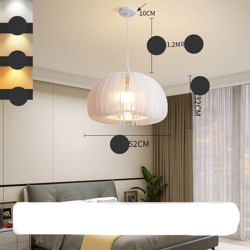 Modern LED Chandelier – Creative Ceiling Light with 3-Color Dimmable Lighting