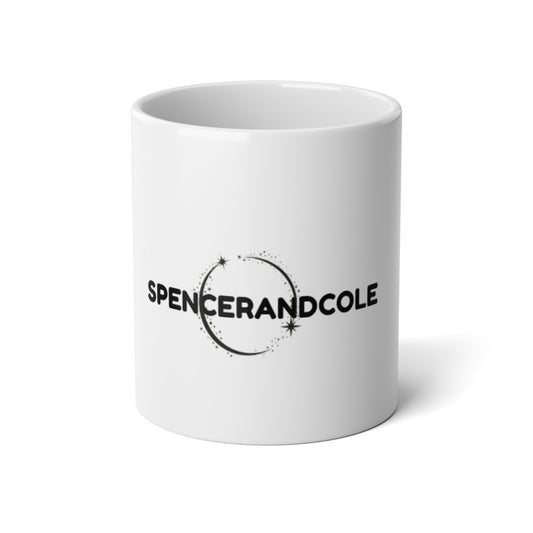 Jumbo Mug — SpencerAndCole Logo 20oz Ceramic Coffee Cup