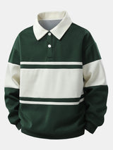 Richard | Relax Fit Polo Sweatshirt