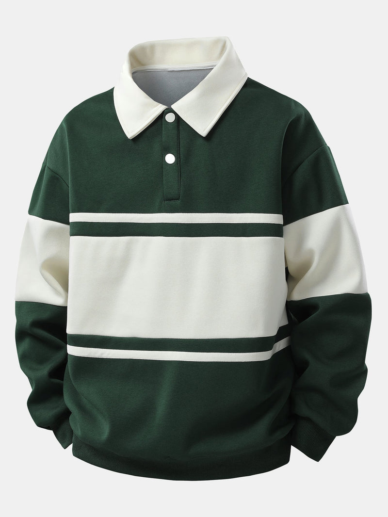Richard | Relax Fit Polo Sweatshirt