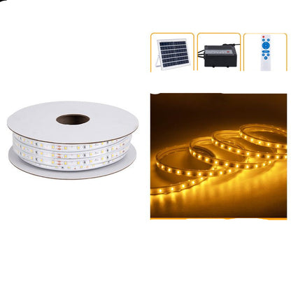 Solar-Powered LED Light Strip – Waterproof Outdoor String Lights for Garden, Patio &amp; Backyard