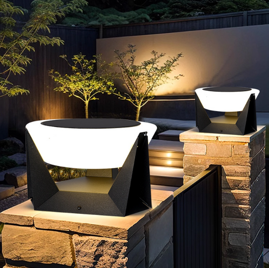 Outdoor Solar Lamp – Waterproof LED Garden Light with Tricolor Dimming (Single Unit)