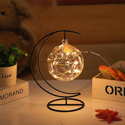 Gypsophila Wishing Bottle LED Light – Decorative Star Jar with Warm White Glow