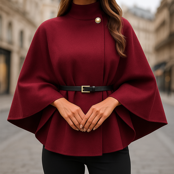 Sofia - Cotton Buckle Cape