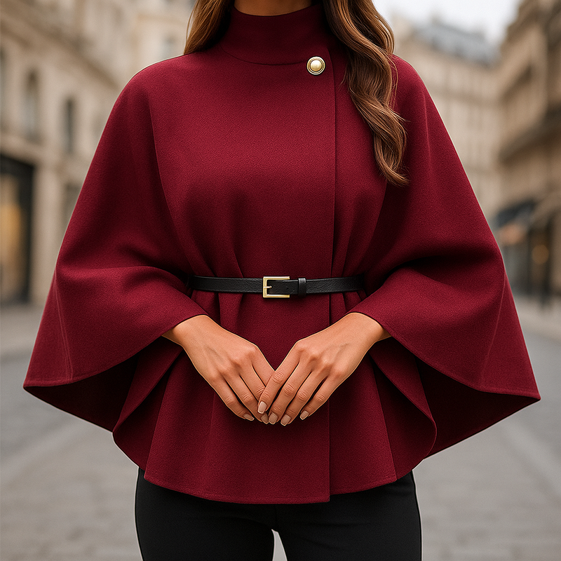 Sofia - Cotton Buckle Cape