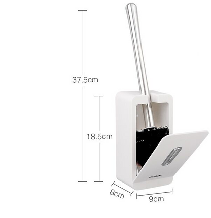 Wall Mounted Toilet Brush with Automatic Lid – Modern Bathroom Cleaning Solution