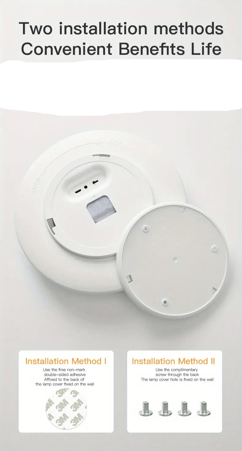 Wireless Motion Sensor LED Ceiling Light – Dimmable And Rechargeable