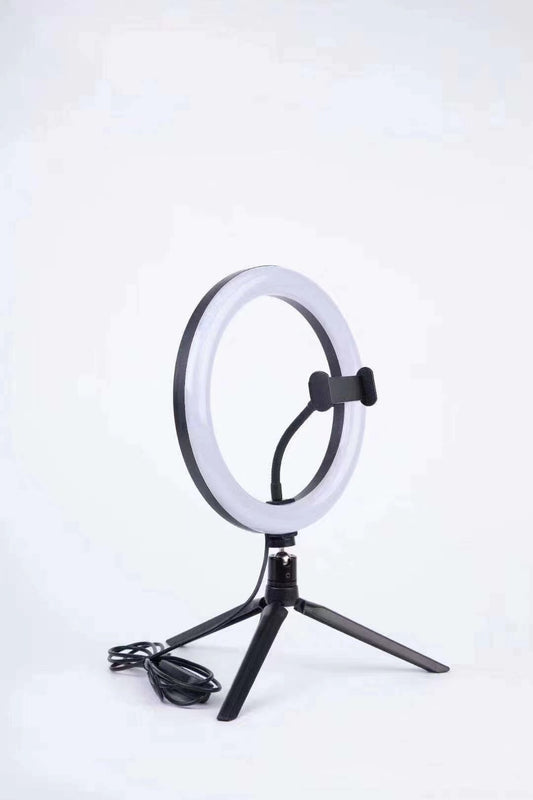 (Live Streaming Ring Light Kit – Professional LED Fill Light for Photography &amp; Content Creation26cm)