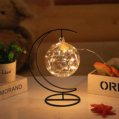 Gypsophila Wishing Bottle LED Light – Decorative Star Jar with Warm White Glow