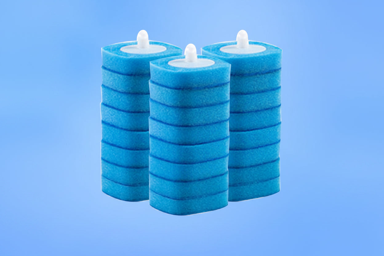 Disposable Toilet Brush Set with Replacement Heads – Hygienic Bathroom Cleaning System