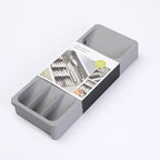 Expandable Silverware Organizer Tray – Neat, Organized Kitchen Drawers