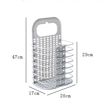 Foldable Laundry Basket for Home Storage (Bathroom Use)