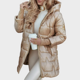 Nolwen - Elegant winter coat with hood