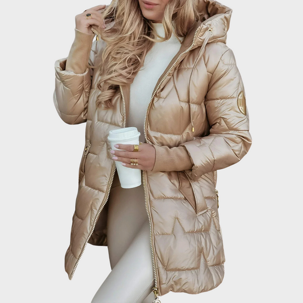 Nolwen - Elegant winter coat with hood