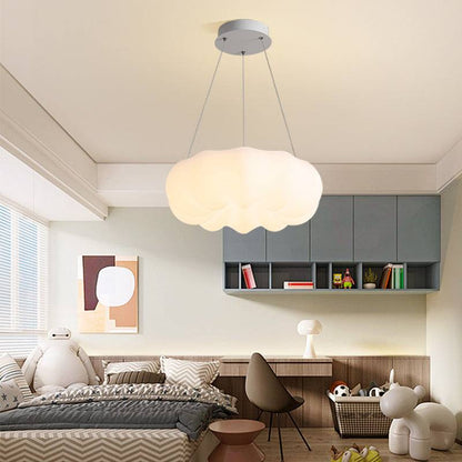 Modern LED Chandelier – Creative Ceiling Light with 3-Color Dimmable Lighting