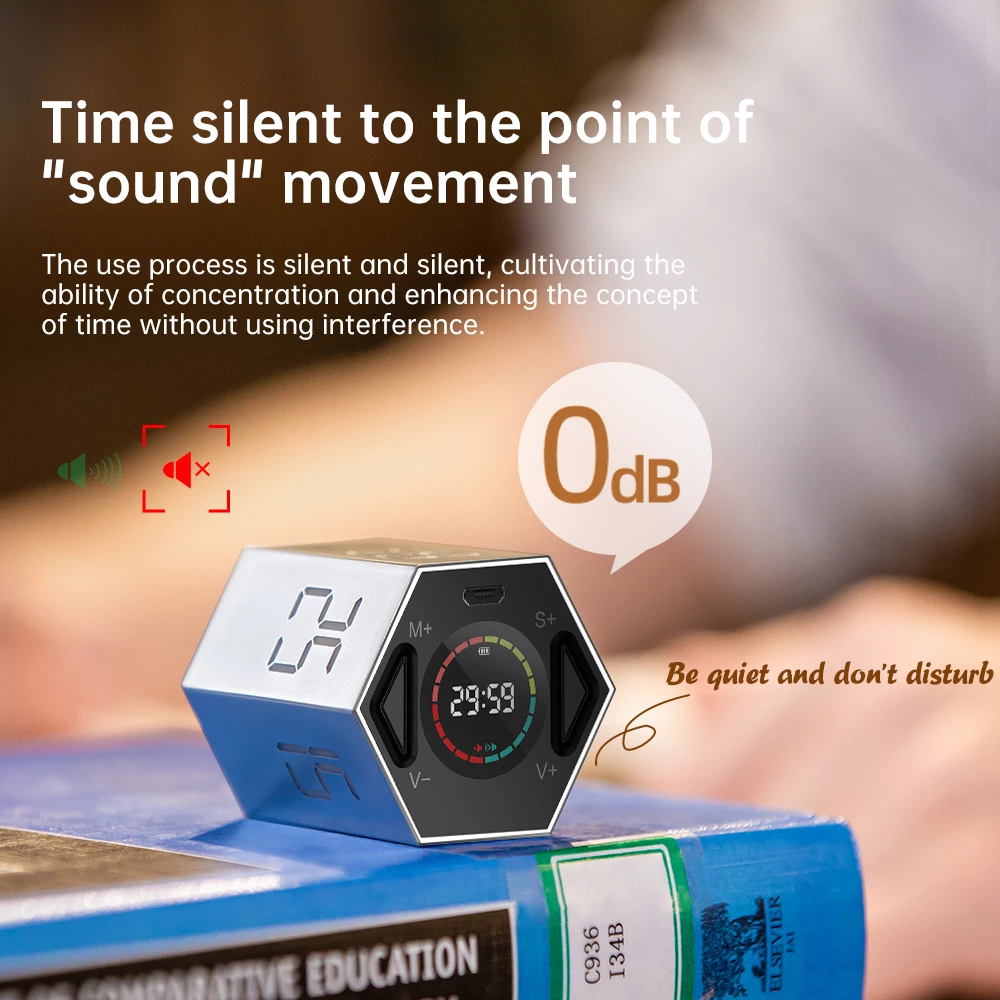 Multifunction Cooking Timer Alarm Clock for Home Kitchens