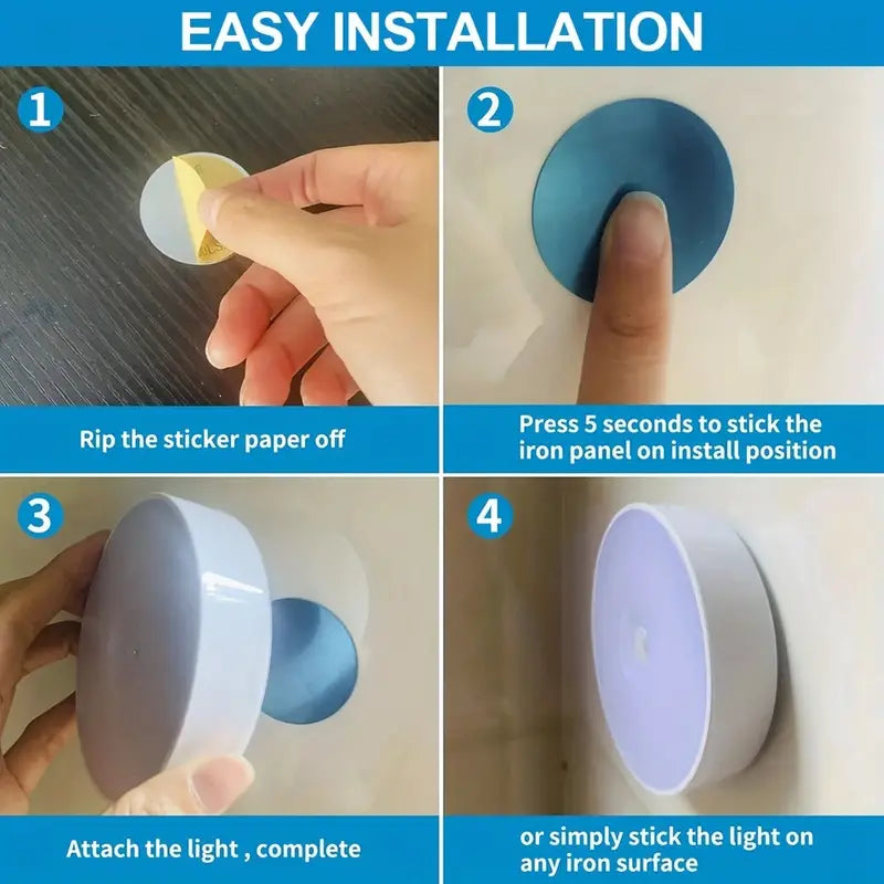 Easy Install Cordless LED Sensor Light | Motion Activated
