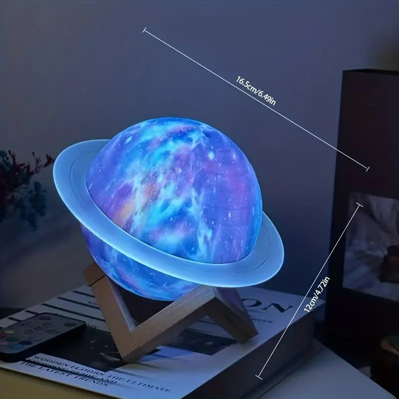 Modern HiFi Saturn Ring Speaker for Bedroom & Gaming Setup