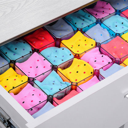 Drawer Organizer with Customizable Storage Boxes