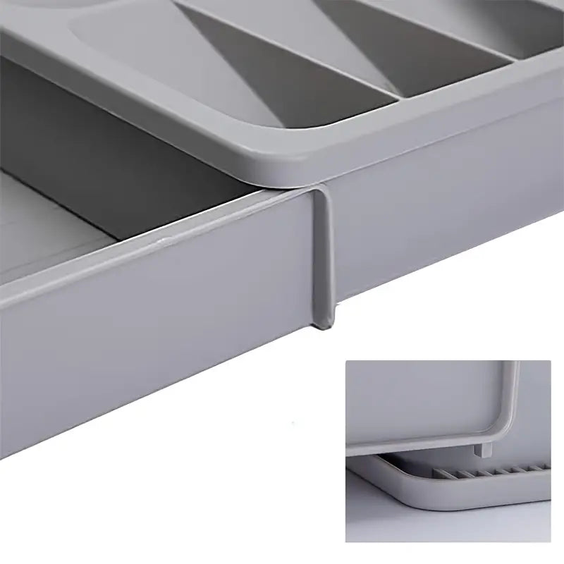 Expandable Silverware Organizer Tray – Neat, Organized Kitchen Drawers