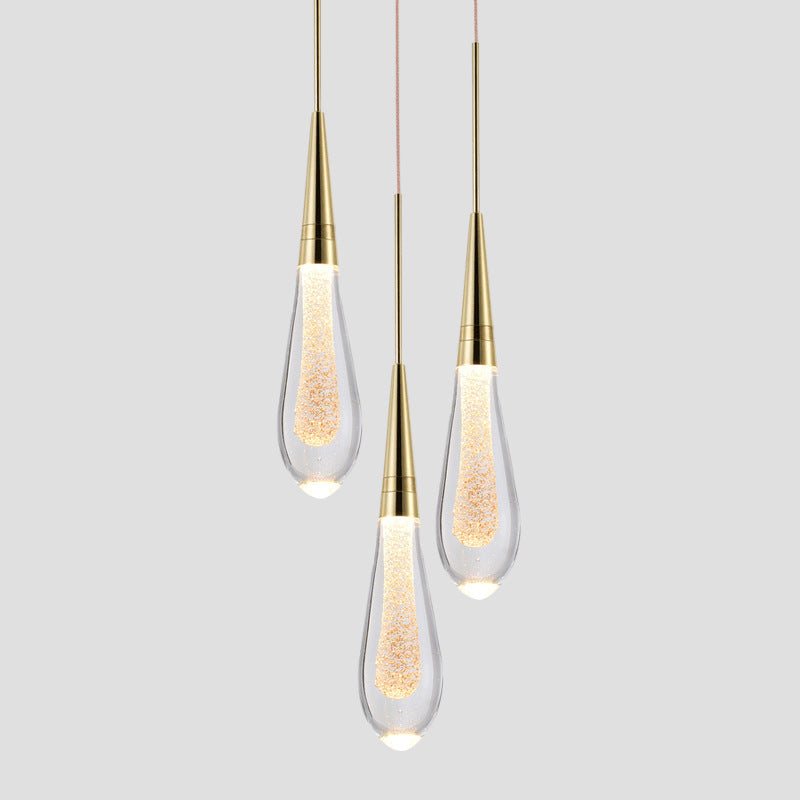 Crystal Pendant Light – Luxury LED Hanging Lamp for Bedroom, Dining Room And Modern Interiors