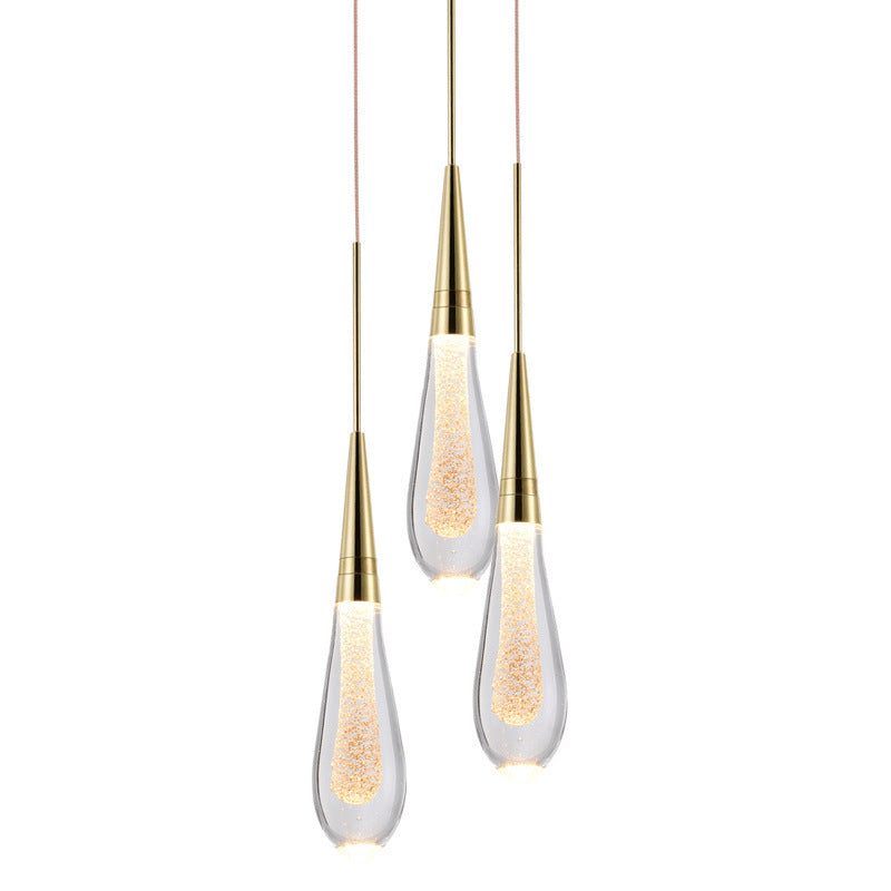Crystal Pendant Light – Luxury LED Hanging Lamp for Bedroom, Dining Room And Modern Interiors