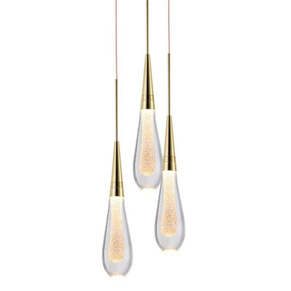 Crystal Pendant Light – Luxury LED Hanging Lamp for Bedroom, Dining Room And Modern Interiors